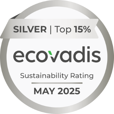 Ecovadis 2025 Silver Rating Smaller